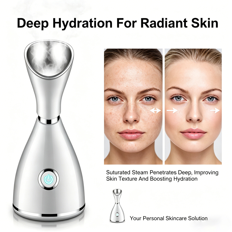 Facial Steamer Nano - 70ml Gesichtsdampfer Nano-Dampf Heißkompresse Wärmesprüher Hautbefeuchter