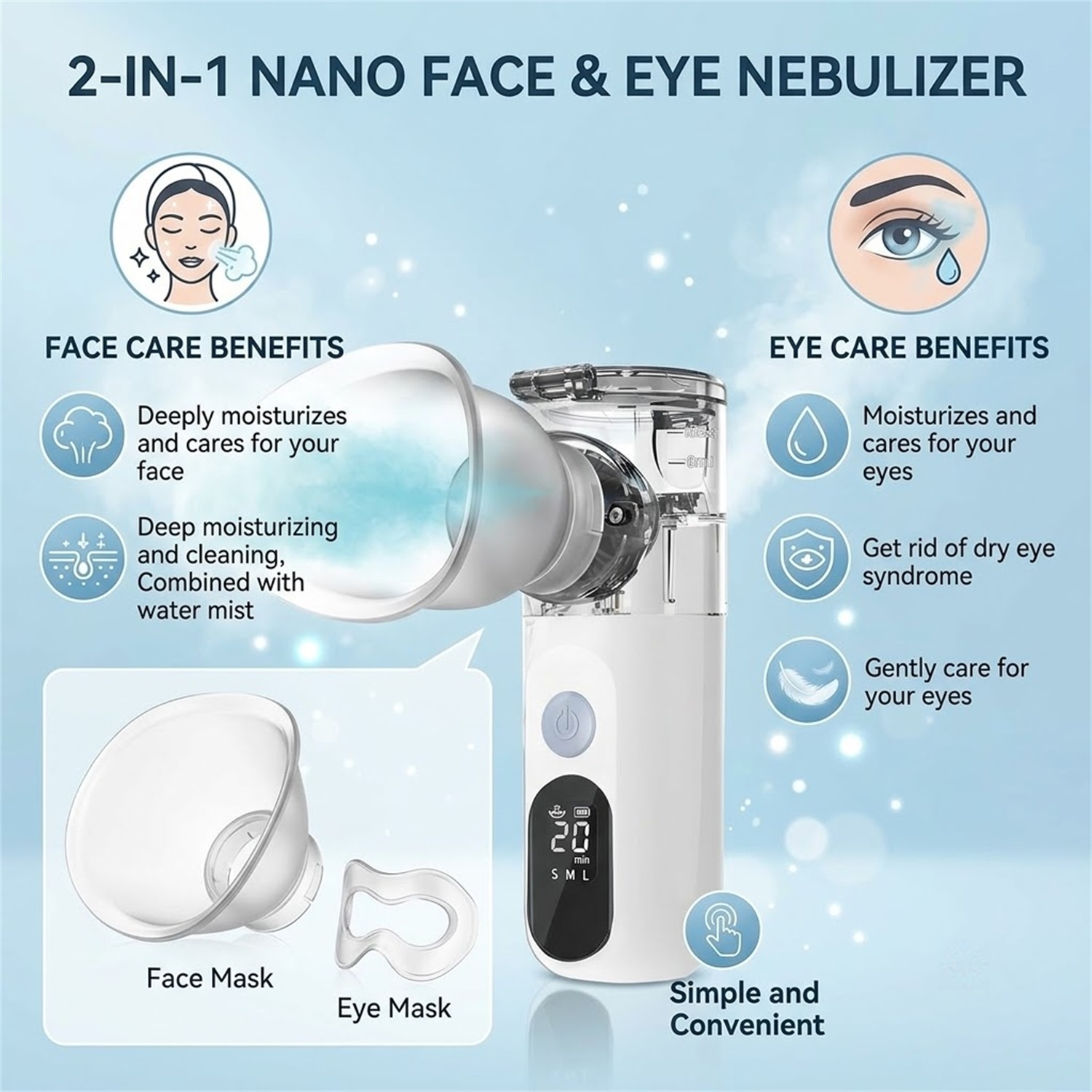 Mini Tragbarer Gesichtsdampfer – Facial Steamer Nano Bewertung und Preis