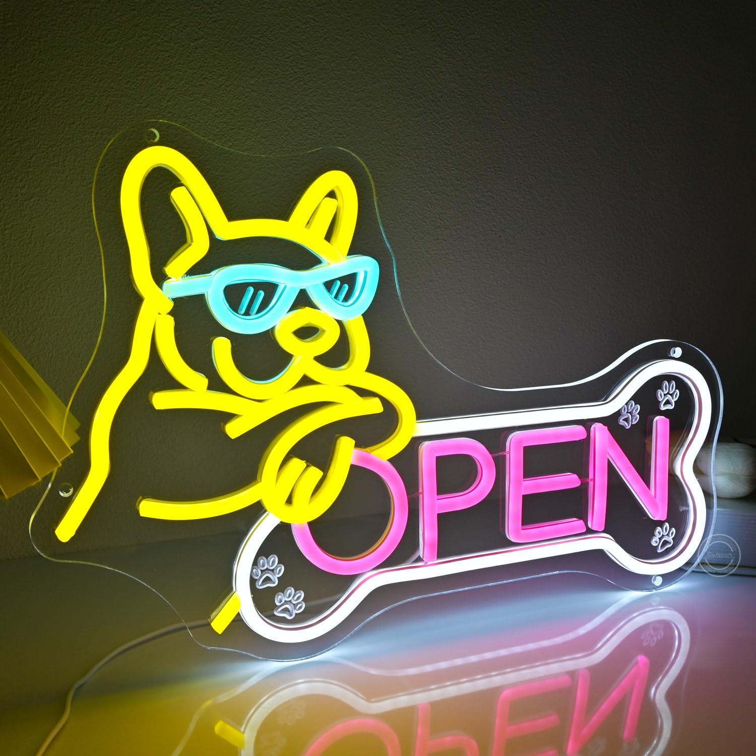 Neon-Schild 'Pet Shop Open' mi – Spa & Wellness Zámeček Petrovice Bewertung und Preis