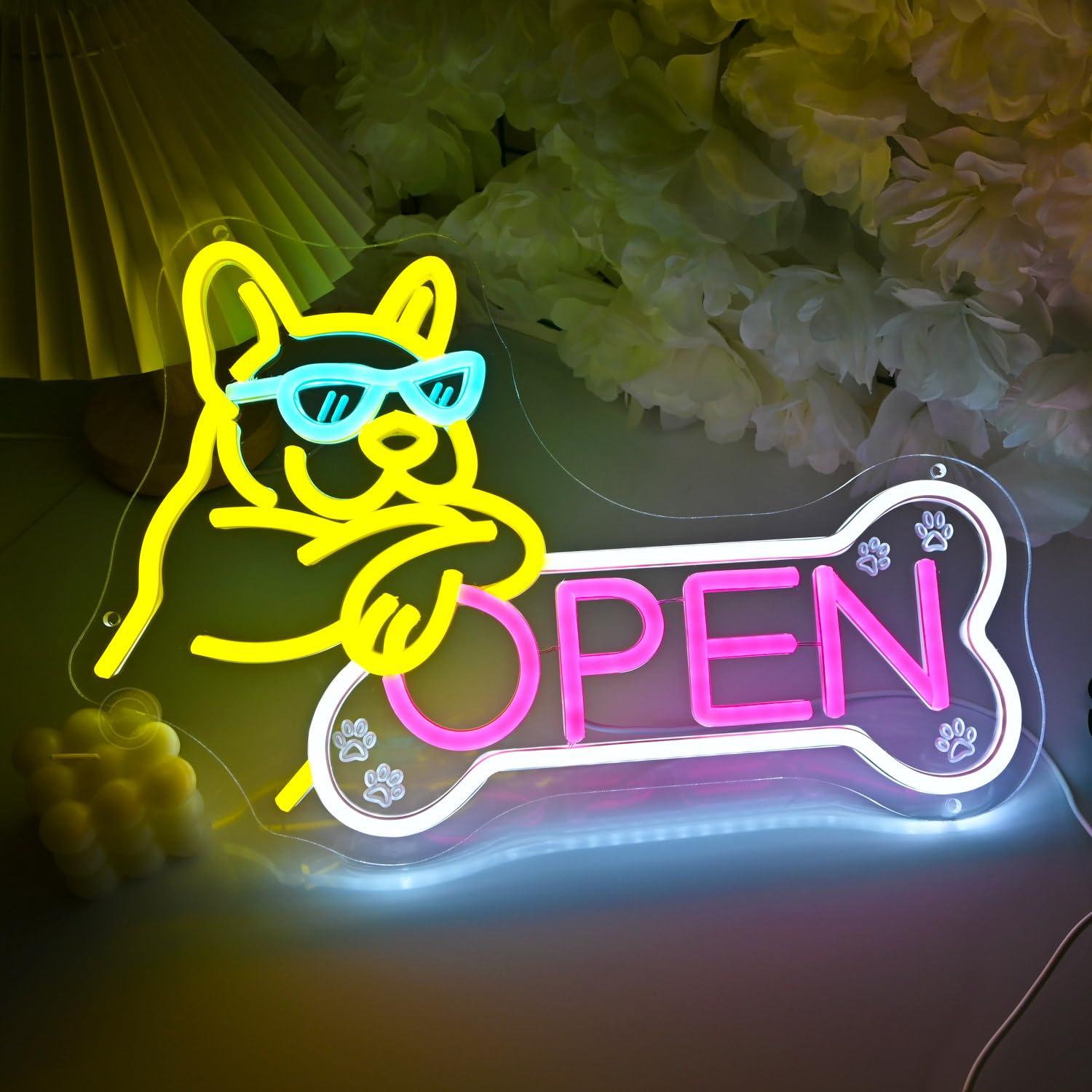 Neon-Schild 'Pet Shop Open' mi – Spa & Wellness Zámeček Petrovice Bewertung und Preis