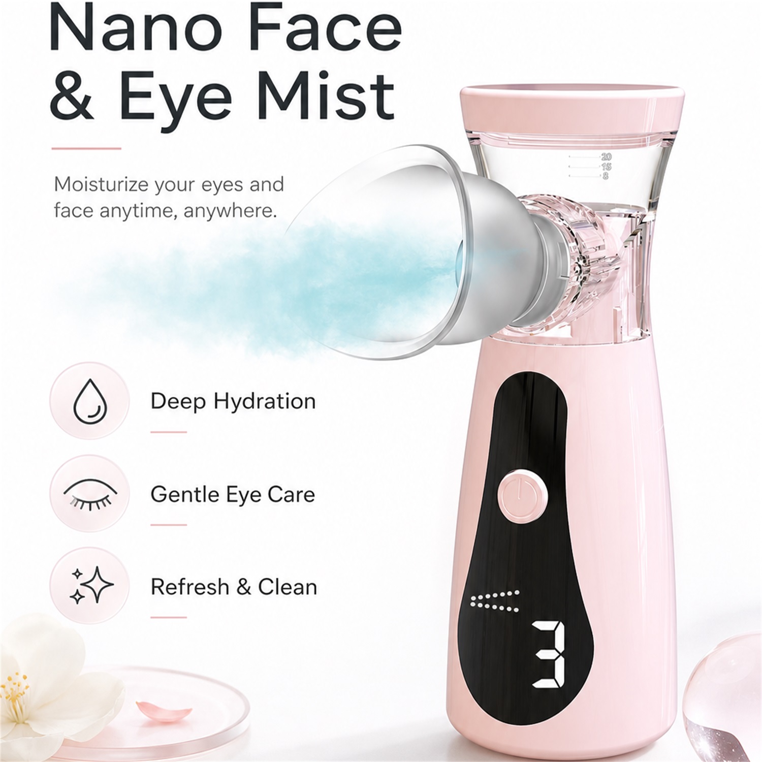 Nano-Kaltspray Gesichtsdampfer – Facial Steamer Nano Bewertung und Preis